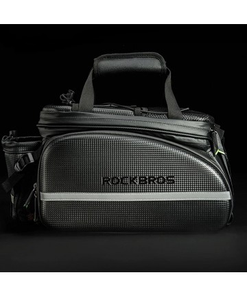 Rockbros A6-6 bicycle bag for trunk, 35 l, with fold-out pockets - black