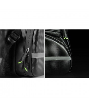 Rockbros A6-6 bicycle bag for trunk, 35 l, with fold-out pockets - black
