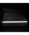 Rockbros A6-6 bicycle bag for trunk, 35 l, with fold-out pockets - black