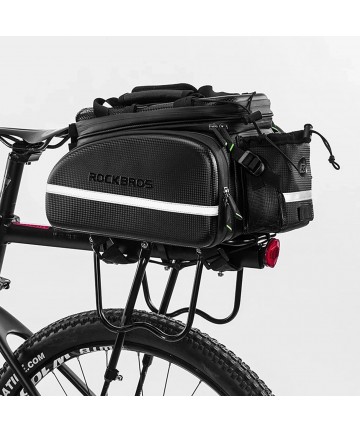Rockbros A6-6 bicycle bag for trunk, 35 l, with fold-out pockets - black