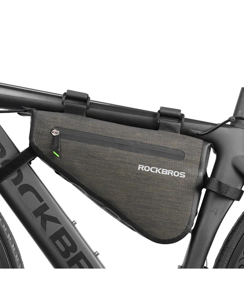 Rockbros AS-017 bicycle frame bag 5 l - dark green