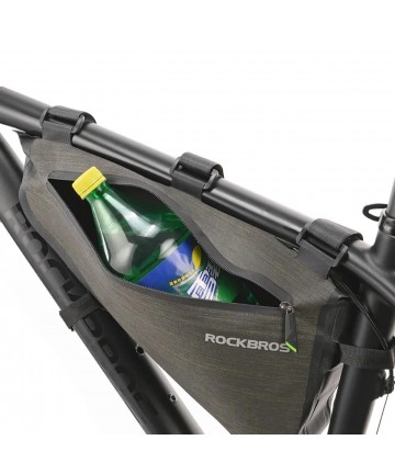 Rockbros AS-017 bicycle frame bag 5 l - dark green