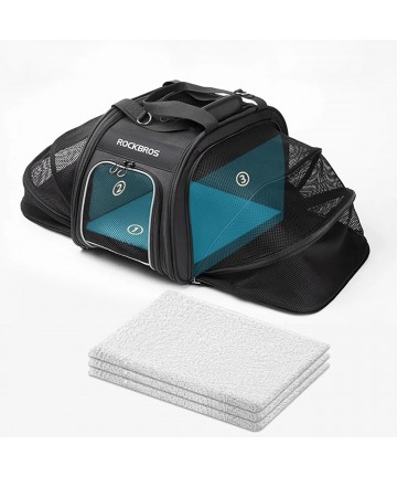 Rockbros 30140028001 transport bicycle bag for cats and dogs - black