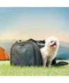 Rockbros 30140028001 transport bicycle bag for cats and dogs - black