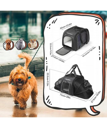 Rockbros 30140028001 transport bicycle bag for cats and dogs - black