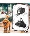Rockbros 30140028001 transport bicycle bag for cats and dogs - black