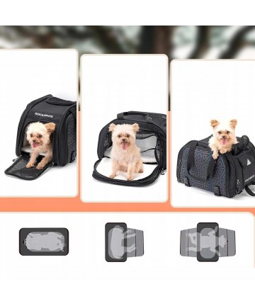 Rockbros 30140028001 transport bicycle bag for cats and dogs - black