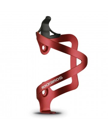 Rockbros 2017-11ARD Aluminum Bike Bottle Holder - Red