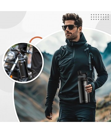 Rockbros 35210029001 thermal bottle for bicycle drinks 550 ml - black