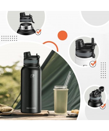 Rockbros 35210029001 thermal bottle for bicycle drinks 550 ml - black