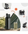 Rockbros 35210029001 thermal bottle for bicycle drinks 550 ml - black