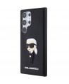 Karl Lagerfeld 3D Rubber Ikonik Case for Samsung Galaxy S24 Ultra - Black