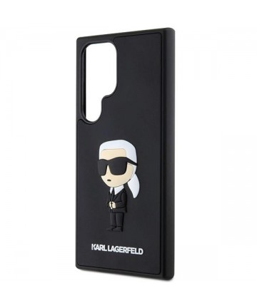 Karl Lagerfeld 3D Rubber Ikonik Case for Samsung Galaxy S24 Ultra - Black