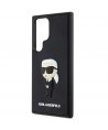 Karl Lagerfeld 3D Rubber Ikonik Case for Samsung Galaxy S24 Ultra - Black