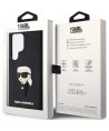 Karl Lagerfeld 3D Rubber Ikonik Case for Samsung Galaxy S24 Ultra - Black