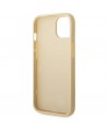Guess GUHCP14SHGGSHD iPhone 14 6.1" gold/gold hard case Glitter Script
