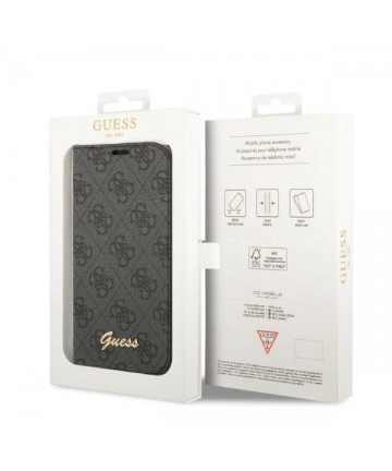 Guess GUBKP14SHG4SHK iPhone 14 6.1 "black / black book 4G Vintage Gold Logo