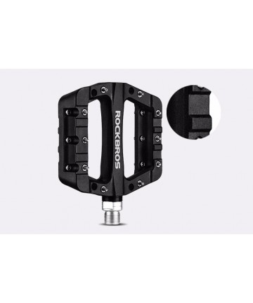 Rockbros 2017-12CBK Nylon Bicycle Pedal Set - Black