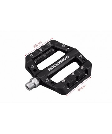 Rockbros 2017-12CBK Nylon Bicycle Pedal Set - Black