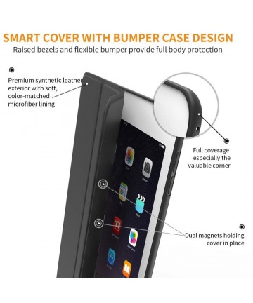 Tech-Protect SmartCase for iPad 9.7'' 5 / 6 2017-2018 - black