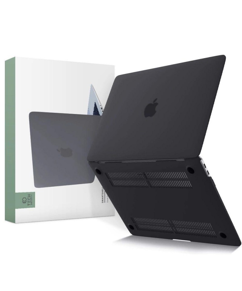 Tech-Protect SmartShell Case for MacBook Air 13'' 2018-2020 - Matte Black