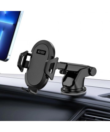 Tech-Protect V1 Car Phone Holder for Windshield/Cockpit - Black