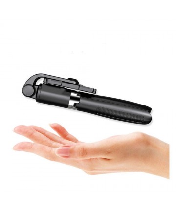 Tech-Protect L01S Bluetooth Selfie Stick with Tripod up to 70cm - Black