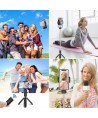 Tech-Protect L01S Bluetooth Selfie Stick with Tripod up to 70cm - Black
