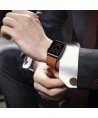 Tech-Protect LeatherFit Strap for Apple Watch 4 / 5 / 6 / 7 / 8 / 9 / SE / Ultra 1 / 2 (42/44/45/49 mm) - Brown