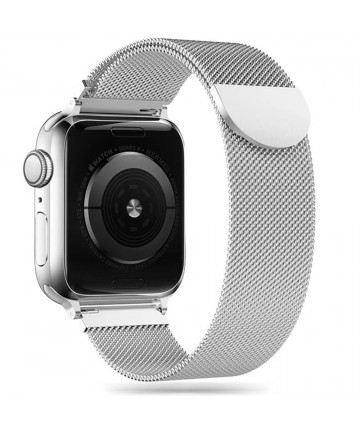 Tech-Protect MilaneseBand for Apple Watch 4 / 5 / 6 / 7 / 8 / 9 / SE / Ultra 1 / 2 (42/44/45/49 mm) - Silver