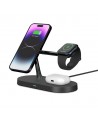 Tech-Protect A12 3in1 MagSafe Inductive Charger for Smartphone/Headphones/Smartwatch - Black