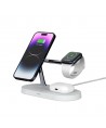 Tech-Protect A12 3in1 MagSafe Inductive Charger for Smartphone/Headphones/Smartwatch - White