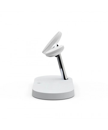 Tech-Protect A12 3in1 MagSafe Inductive Charger for Smartphone/Headphones/Smartwatch - White