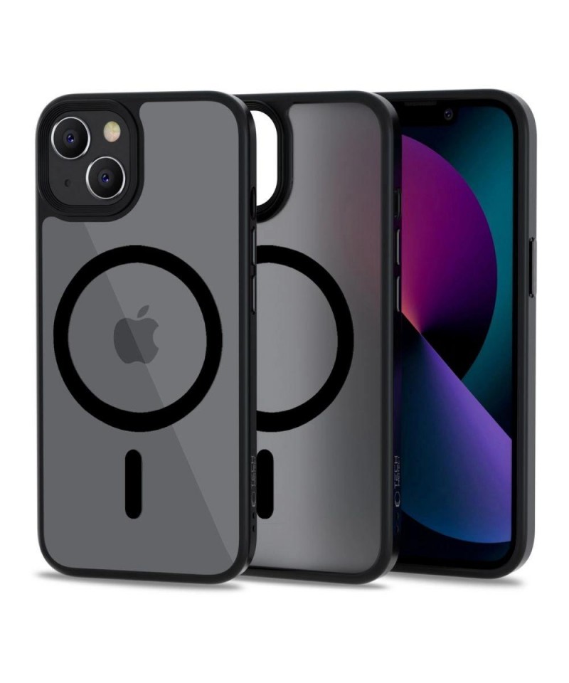 Tech-Protect MagMat MagSafe iPhone 13 Case - Matte Black