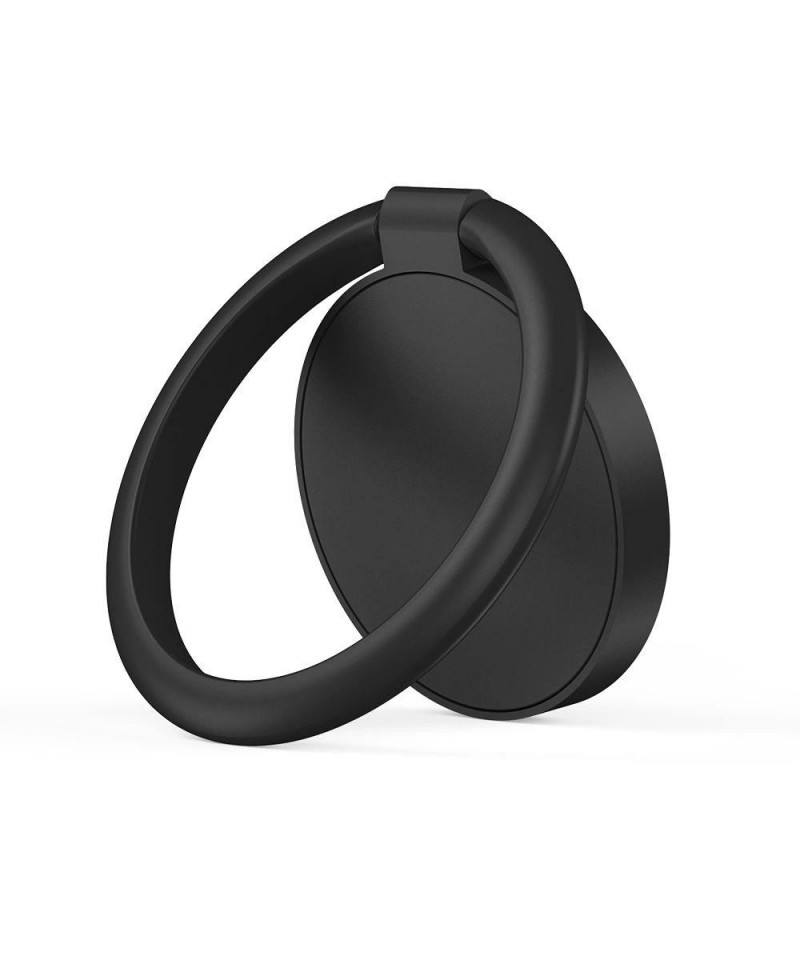 Tech-Protect Magnetic Phone Ring Holder / Ring with Stand Function - Black