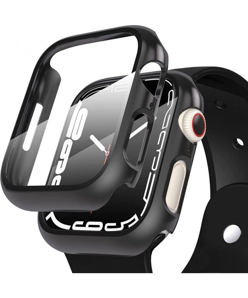 Tech-Protect Defense360 Case for Apple Watch 7 / 8 / 9 (45mm) - Black