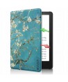 Tech-Protect SmartCase for Kindle Paperwhite V / 5 / Signature Edition - Blue with Sakura Flowers