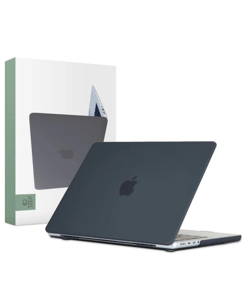 Tech-Protect SmartShell case for MacBook Pro 14" M1 / M2 / M3 2021-2024 - matte black