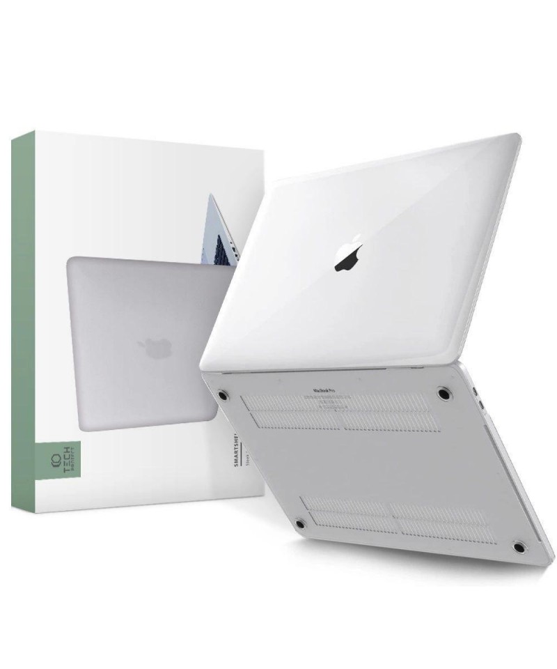 Tech-Protect SmartShell Case for MacBook Pro 14" M1 / M2 / M3 2021-2023 - Transparent