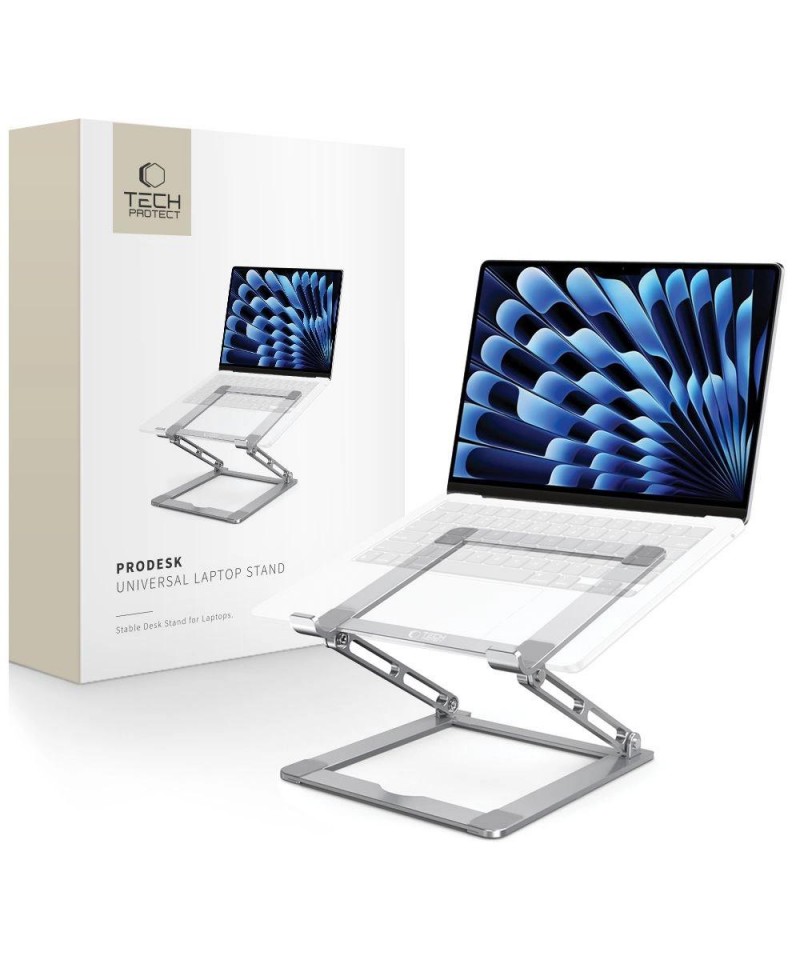 Tech-Protect ULS400 universal foldable stand for laptops up to 17" - gray