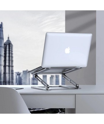 Tech-Protect ULS400 universal foldable stand for laptops up to 17" - gray
