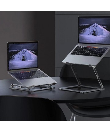Tech-Protect ULS400 universal foldable stand for laptops up to 17" - silver
