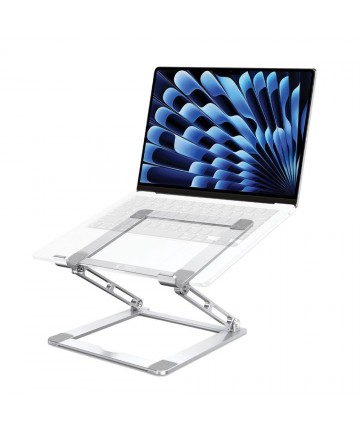 Tech-Protect ULS400 universal foldable stand for laptops up to 17" - silver