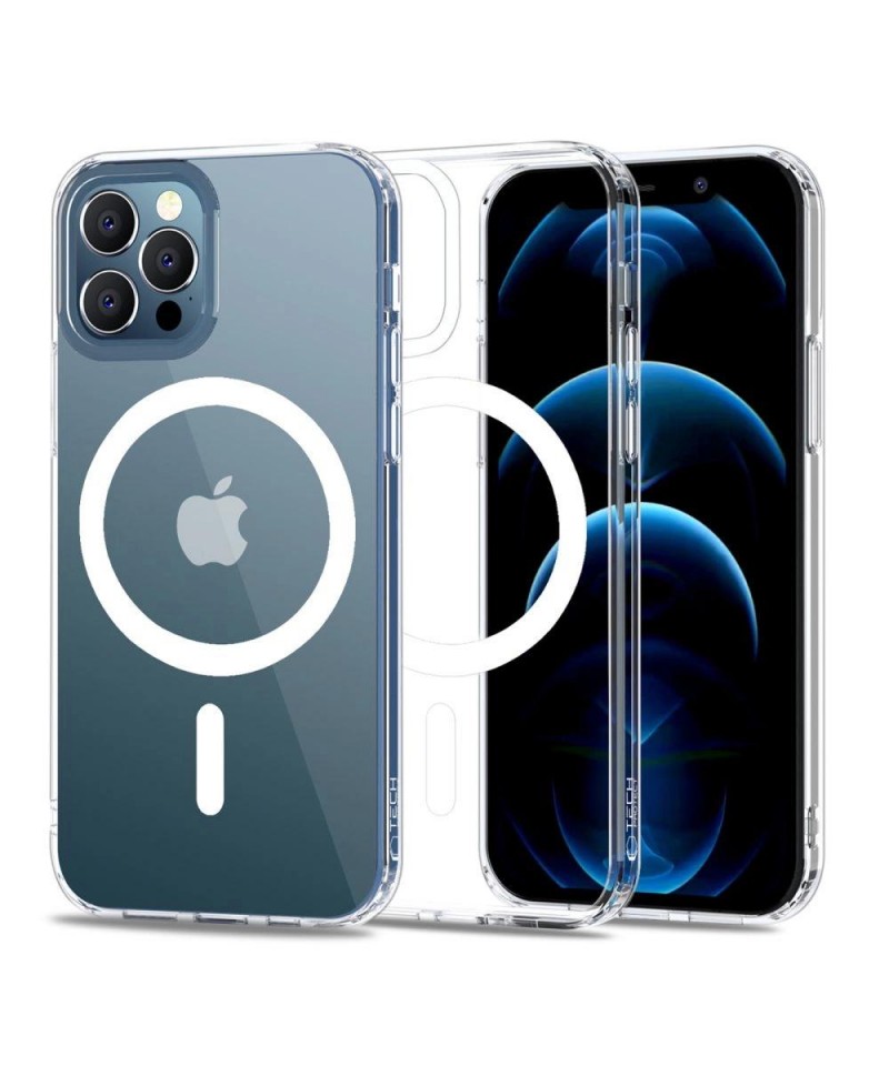 Tech-Protect MagMat MagSafe Case for iPhone 12 / 12 Pro - Clear