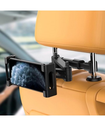 Tech-Protect V1 Telescopic Car Headrest Phone Holder - Black