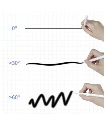 Tech-Protect Digital Magnetic Stylus Pen 2 Magnetic for iPad Tablet - White