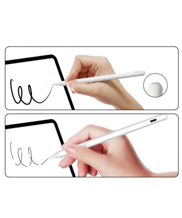 Tech-Protect Digital Magnetic Stylus Pen 2 Magnetic for iPad Tablet - White