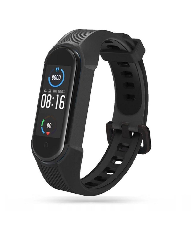 Tech-Protect Armor Strap for Xiaomi Mi Smart Band 5 / 6 / 7 / NFC - Black