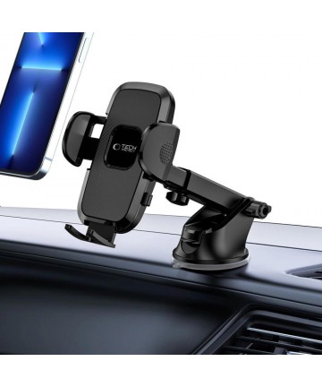 Tech-Protect V3 Car Phone Holder for Windshield/Cockpit - Black