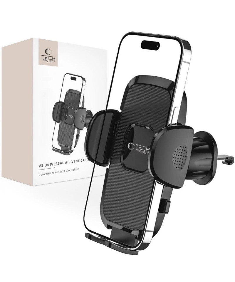 Tech-Protect V3 Car Phone Holder for Air Vent - Black